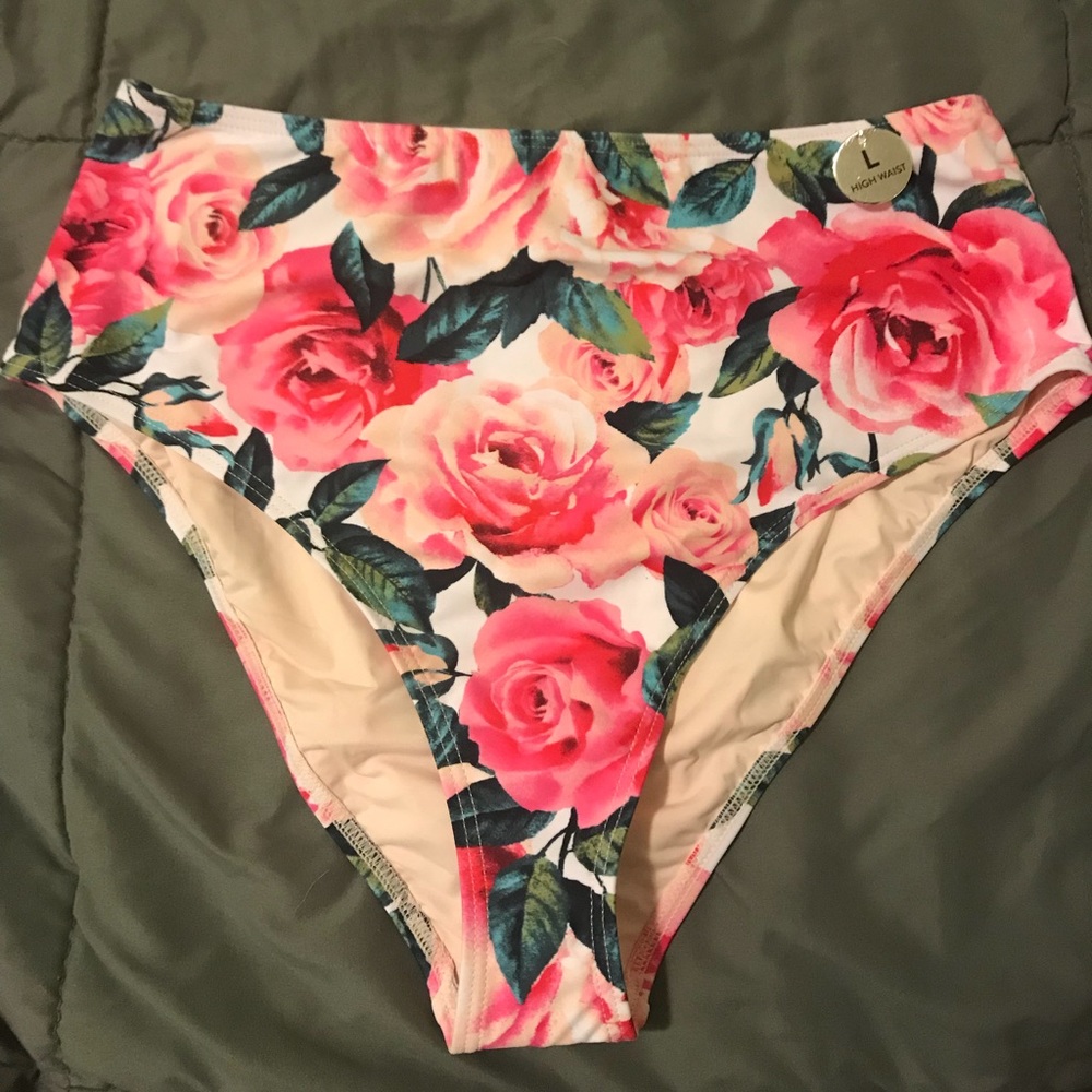 Forever 21 High Waisted Bathing Suit Bottoms